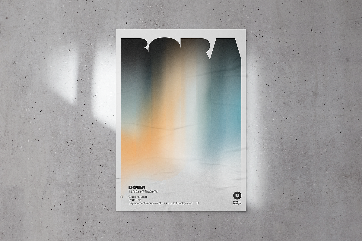 Bora Transparent Gradients, a Texture Graphic by Unio Designs (Photo 7 of 8)