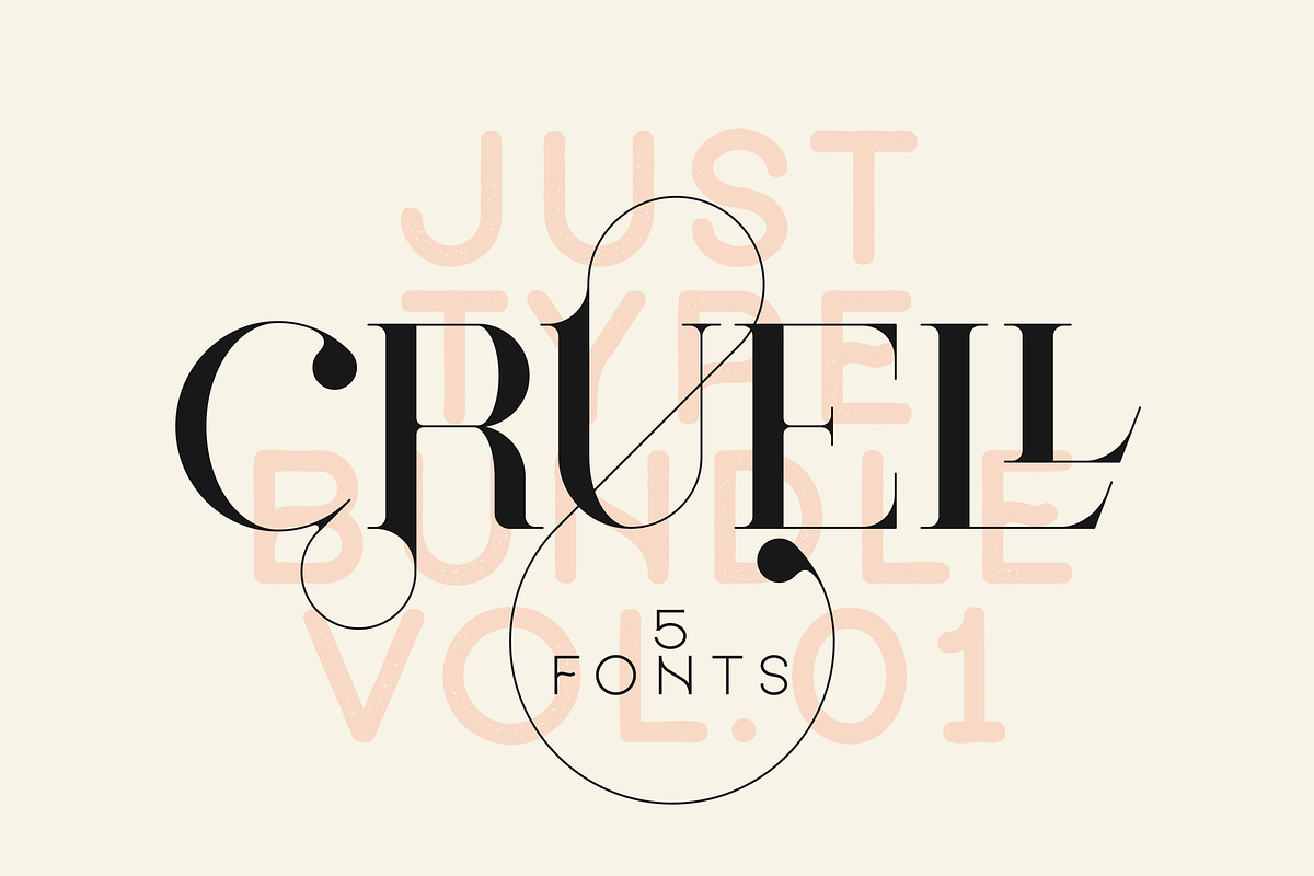 Just Type Bundle Vol.01 - 300 fonts, a Serif Font by VP Fonts (Photo 12 of 19)
