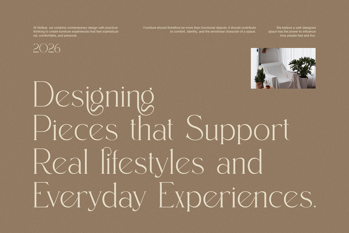 Mengila Elegant Serif, a Serif Font by Perfectype (Photo 5 of 8)