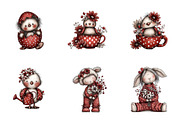 Whimsical Easter Clipart, an Illustration by SinaCreation (Thumbnail 2 of 11)