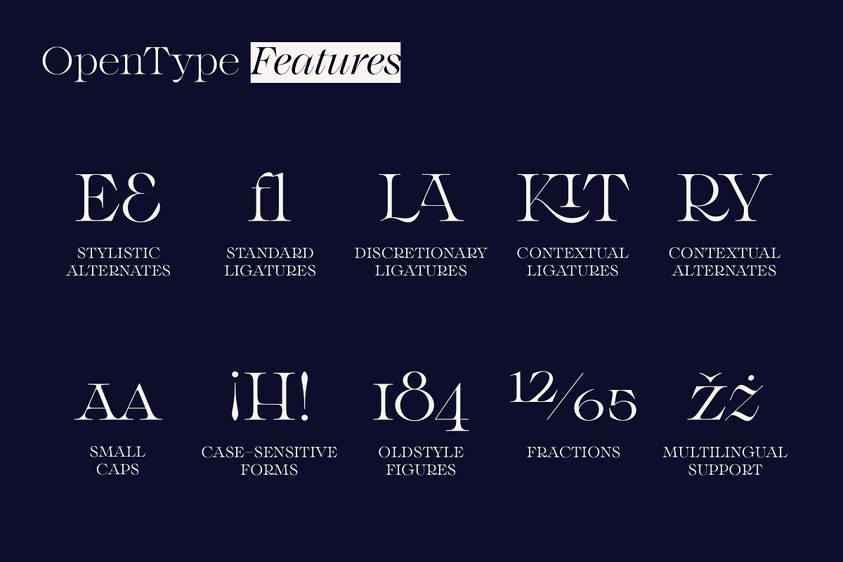 Monarque - Classy Serif Type Family, a Serif Font by The Paper Town (Photo 12 of 15)