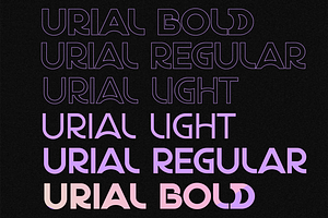 URIAL Sans Font