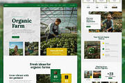 Organic Farm WordPress Theme, a WordPress Template by Nicdark Themes (Thumbnail 2 of 4)