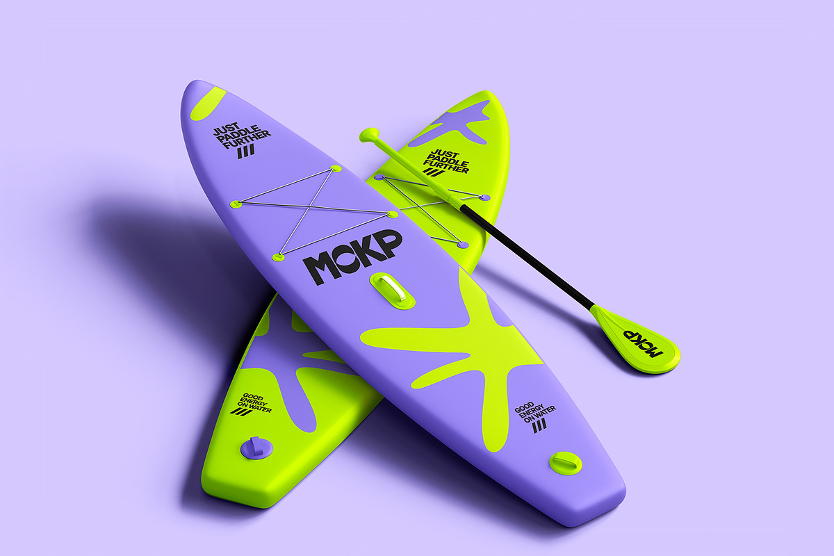 SUP Board Mockup Set, an Advertising Mockup by ForgeDesign (Photo 6 of 6)