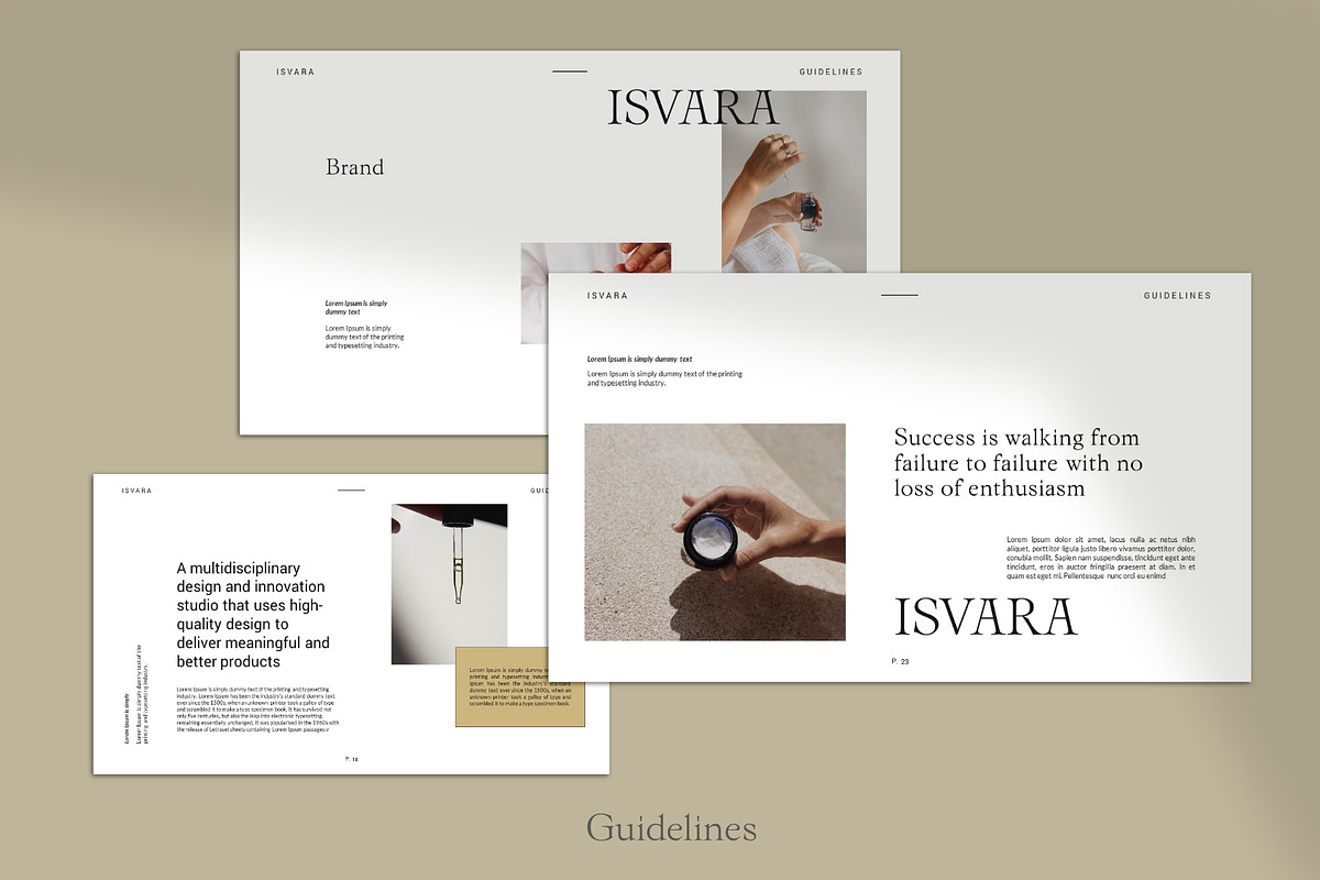 Isvara Google Slide Guidelines, a Presentation Template by Spesifikstd (Photo 5 of 12)
