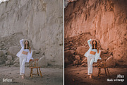 Black and Orange - Actions & Presets, a Preset Add-On by Hydrozi Presets (Thumbnail 7 of 8)