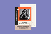 Ruben Birthday Invitation, an Invitation Template by Mountain Folk Creative (Thumbnail 1 of 6)