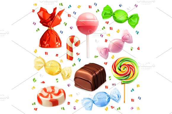 Candies Vector Icons