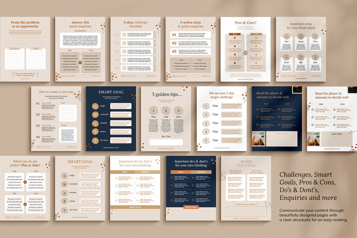 4 in 1 Course Creator Super Bundle K, a Magazine Template by Mirazz (Photo 12 of 44)