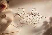 Ravishing Solidago Font, a Handwritten Font by Letterhanna Studio (Thumbnail 1 of 21)