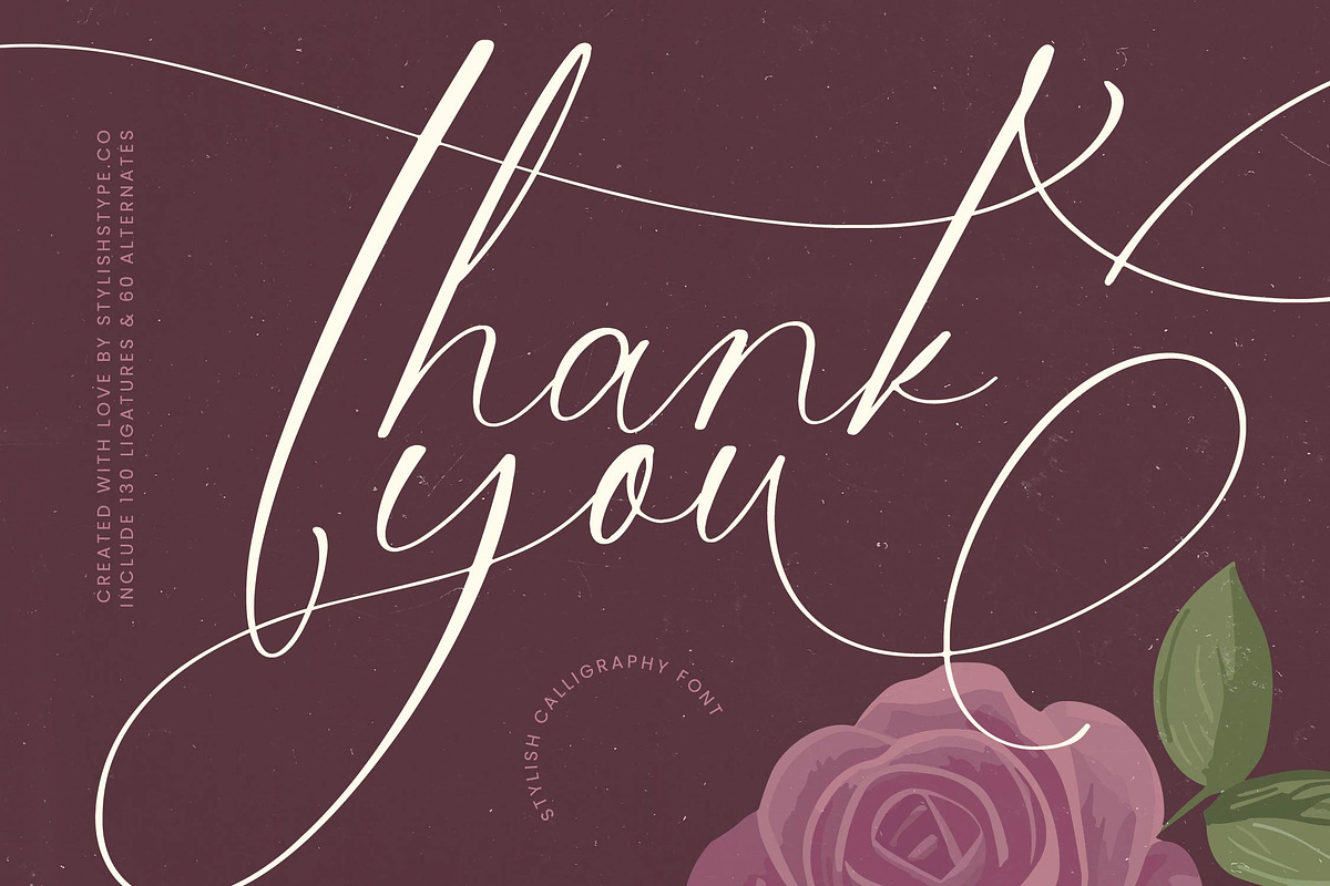 Michelin Samantha Stylish Font, a Script Font by stylishtype.co (Photo 20 of 20)