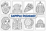 Eid Mubarak Dot Marker Activity Book, a Seasonal Illustration by Craftsbeefy (Thumbnail 3 of 4)