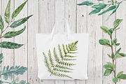 Greenery - Watercolor Clip Art Set, a Decorative Illustration by Tati Bordiu (Thumbnail 4 of 5)