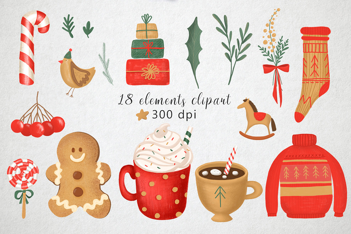 Black Friday Sale! Christmas Bundle, an Illustration by annasokol_ (Photo 3 of 27)