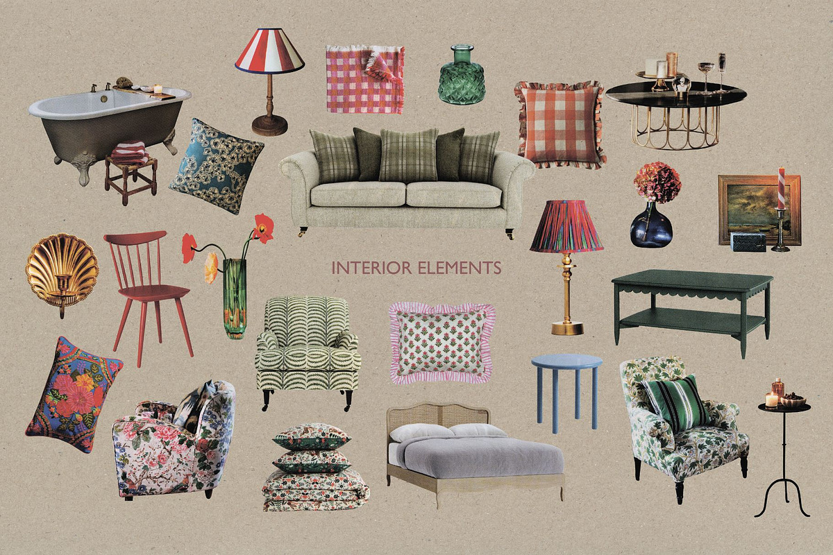 Holiday Home collage creator, an Object Graphic by vanloveart (Photo 3 of 8)