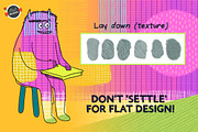 Lazy Lines Procreate Texture Pack, a Brush Add-On by Mels Brushes (Thumbnail 8 of 9)
