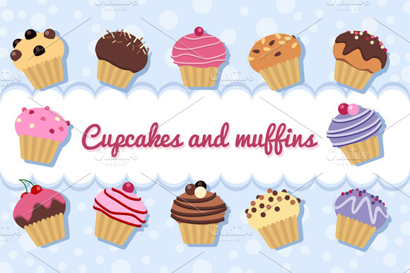 Cupcakes and muffins preview 4