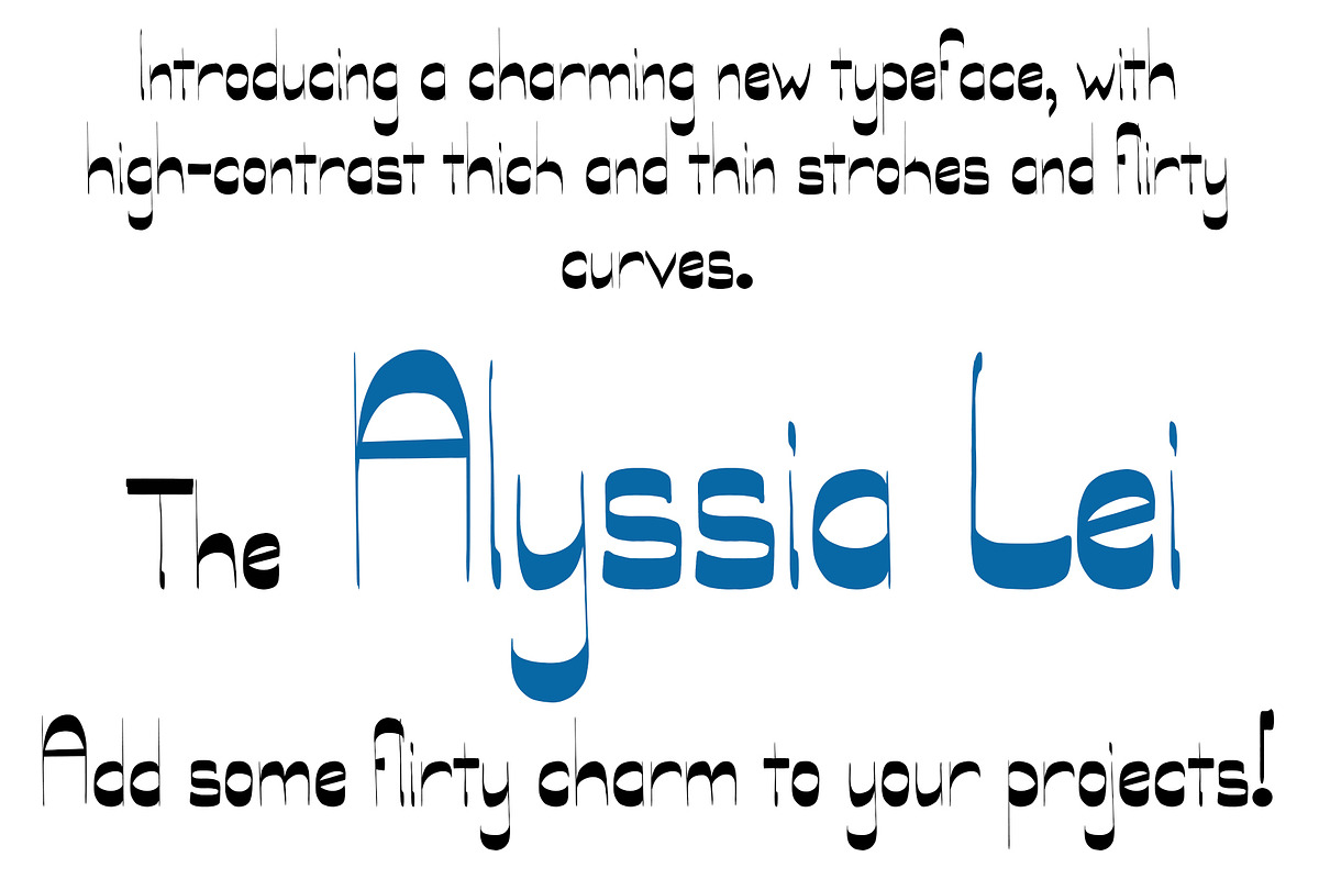 Allysia Lei Sans Typeface w/Contrast, a Sans Serif Font by PageLightStudios (Photo 2 of 4)