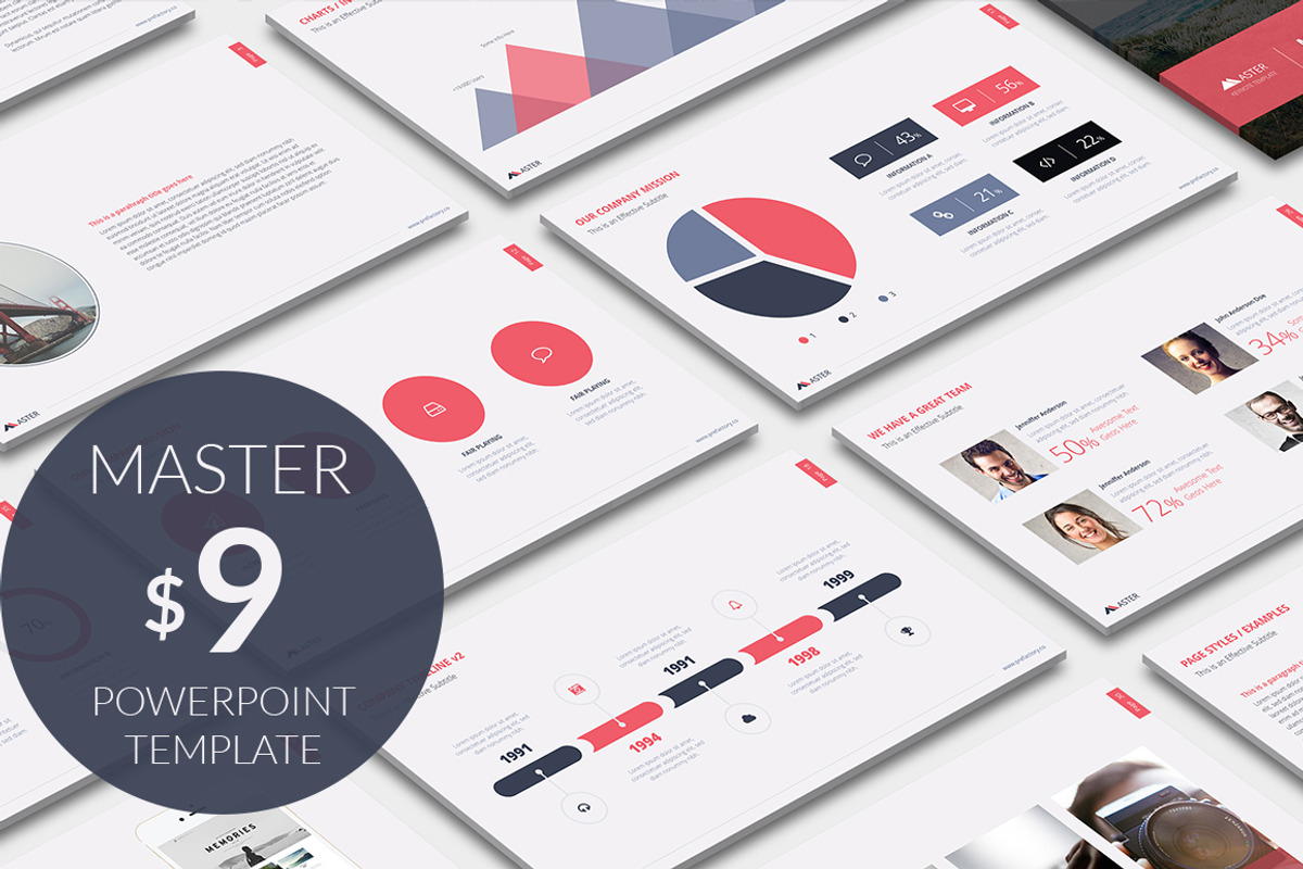 Master Powerpoint Template, a Presentation Template by PreFactory (Photo 1 of 6)