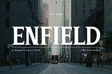 Enfield – A Modern Serif Font