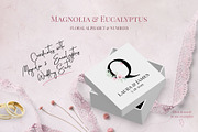 Magnolia & Eucalyptus Alphabet, an Illustration by Maggie Stilwell Design (Thumbnail 2 of 5)