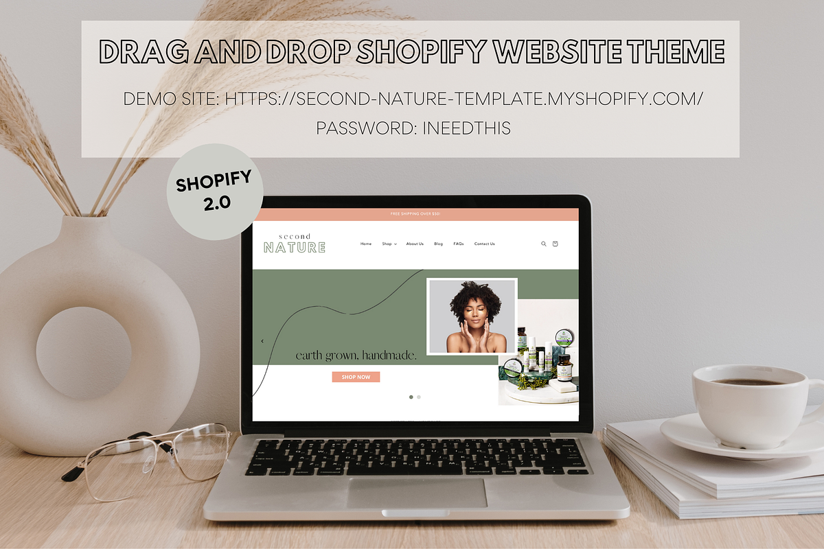 Shopify Theme Bundle | Second Nature, a Templates & Theme by Easy Website Themes (Photo 2 of 10)