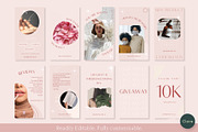 Pink Skincare Instagram Creator Kit, a Social Media Template by Clairee Design Studio (Thumbnail 5 of 7)