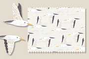 Seagull Pattern, a Pattern Graphic by Lady Bruniere Design (Thumbnail 2 of 12)