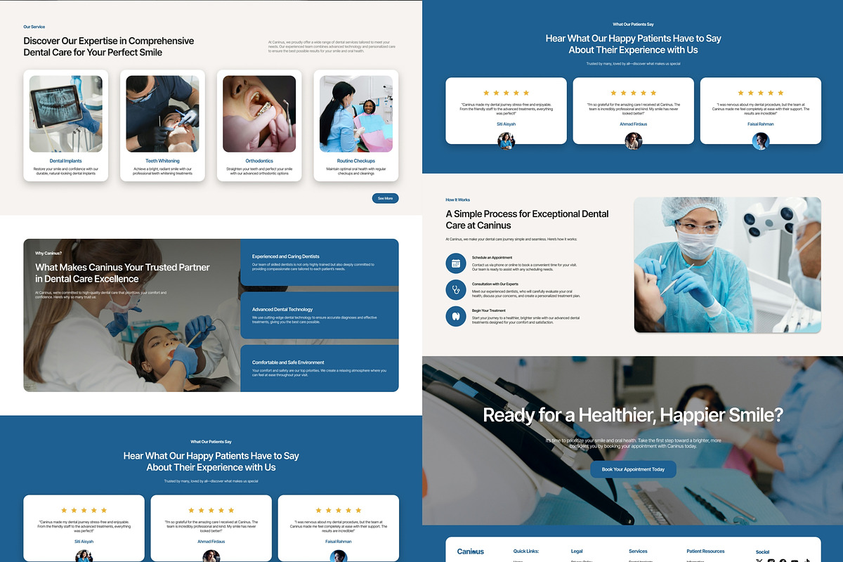 Caninus Landing Page, a Landing Page Template by FIBRINOSÄ (Photo 2 of 6)