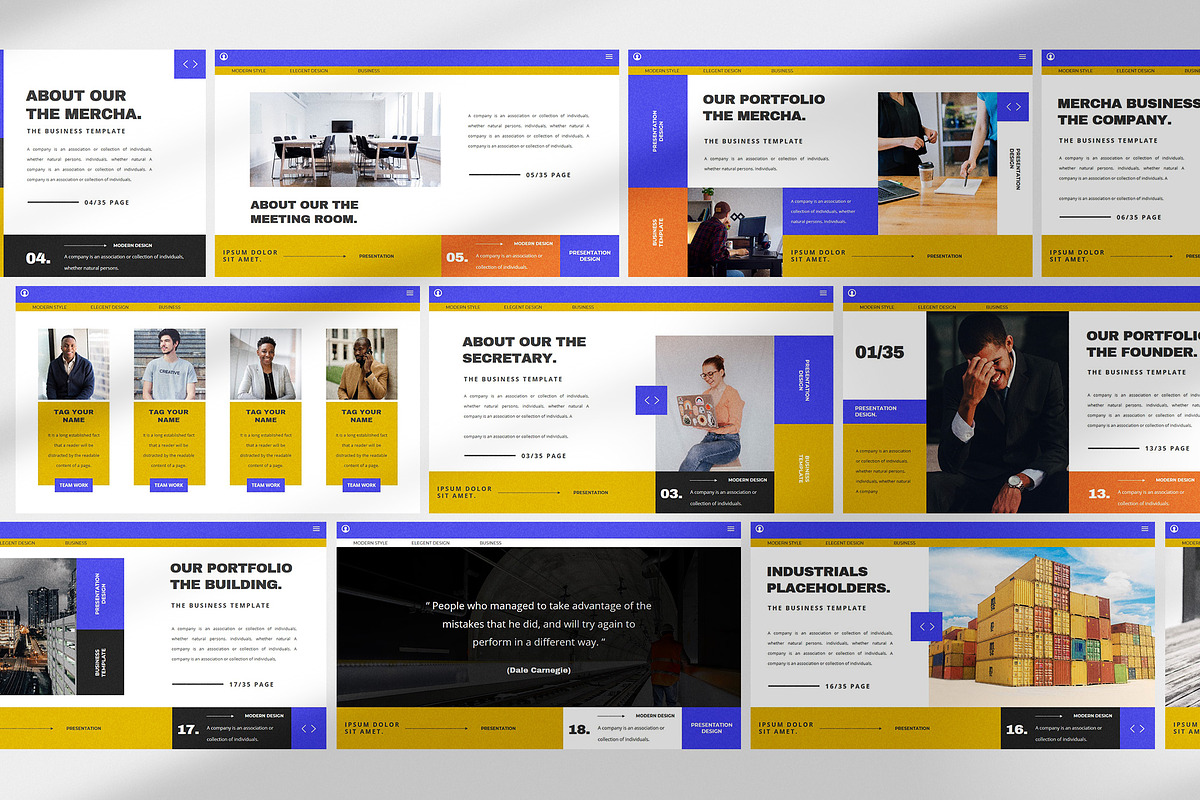 Mercha Google Slide Template, a Presentation Template by slidenotion (Photo 7 of 7)