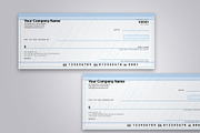 Bank Cheque Template, a Stationery Template by DesignerCandies (Thumbnail 2 of 2)