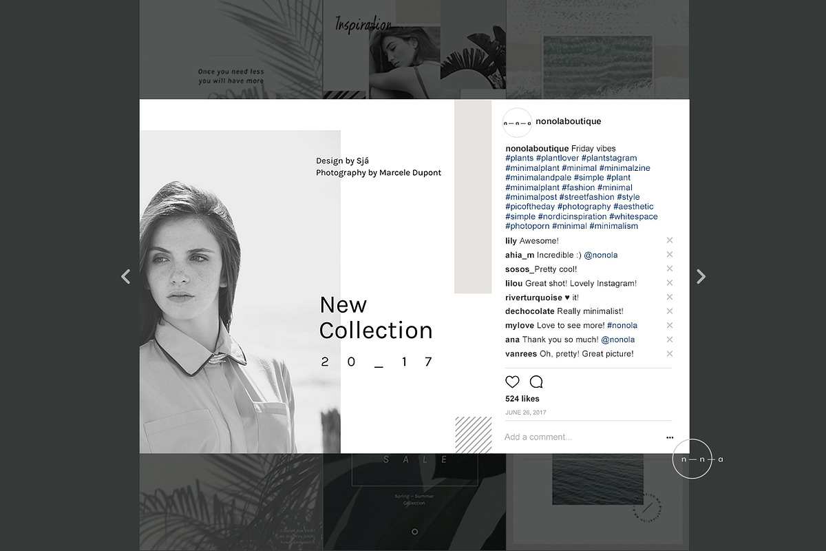 Lifestyle Social Media Pack • Íma, a Social Media Template by Nonola (Photo 4 of 8)