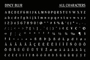 Dincy Blur, a Serif Font by Craft Supply Co. (Thumbnail 8 of 8)