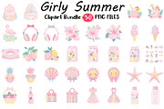 Girly Summer Clipart Set, an Illustration by Digital Artistic99 (Thumbnail 1 of 11)