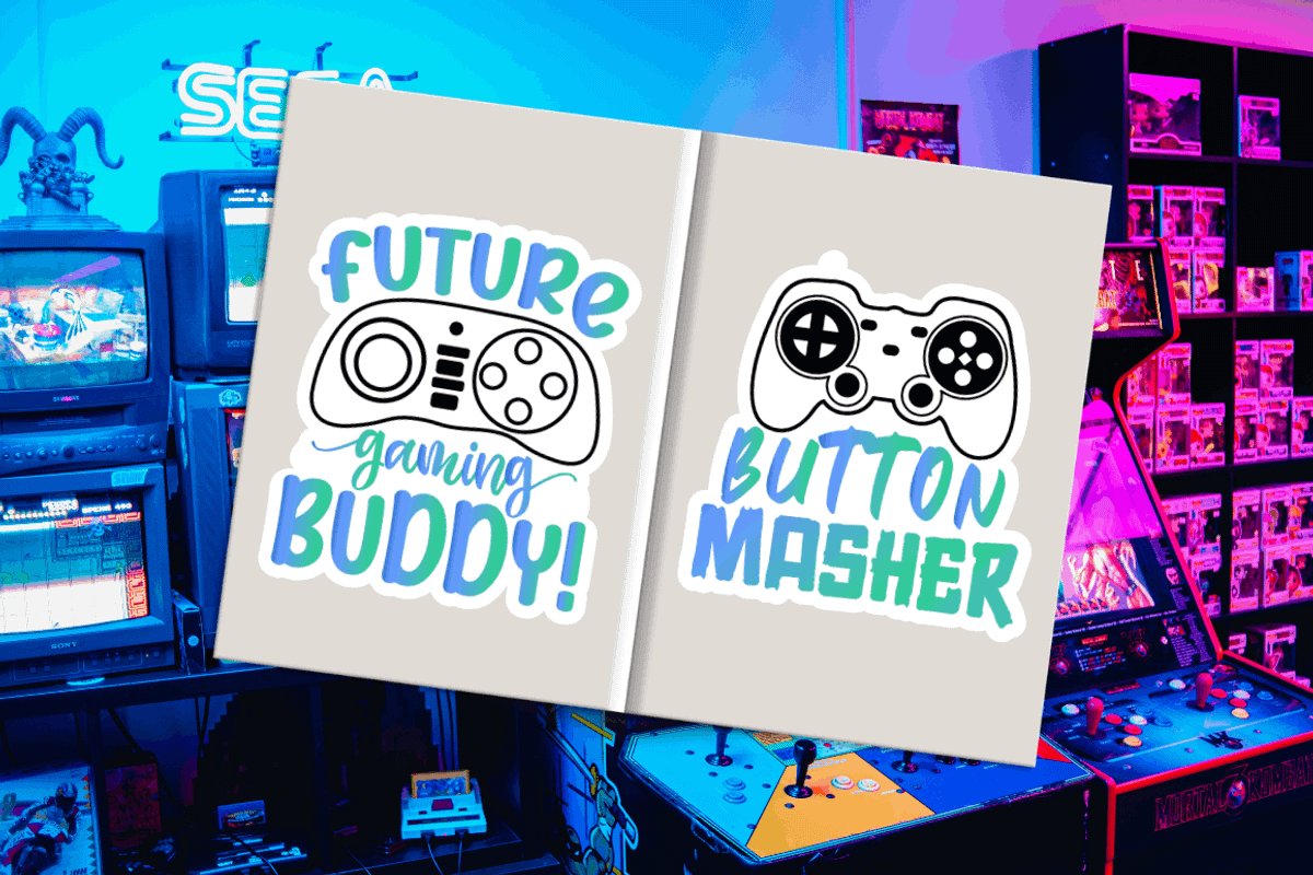 Video Game Printable Sublimation, an Object Graphic by Regulrcrative