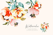Hand Painted Watercolor Floral, an Illustration by WalaPalette (Thumbnail 2 of 4)