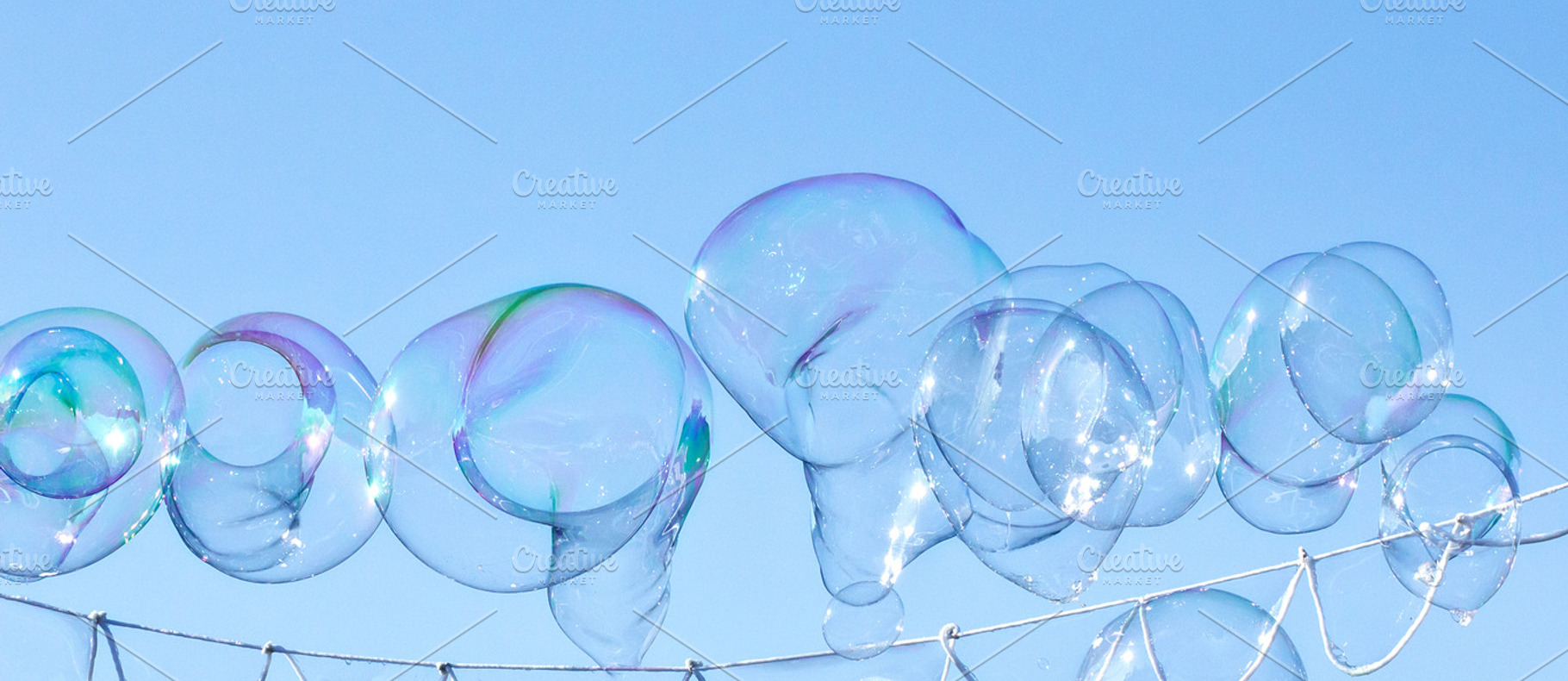 Bubbles background stock photo containing bubbles and nature