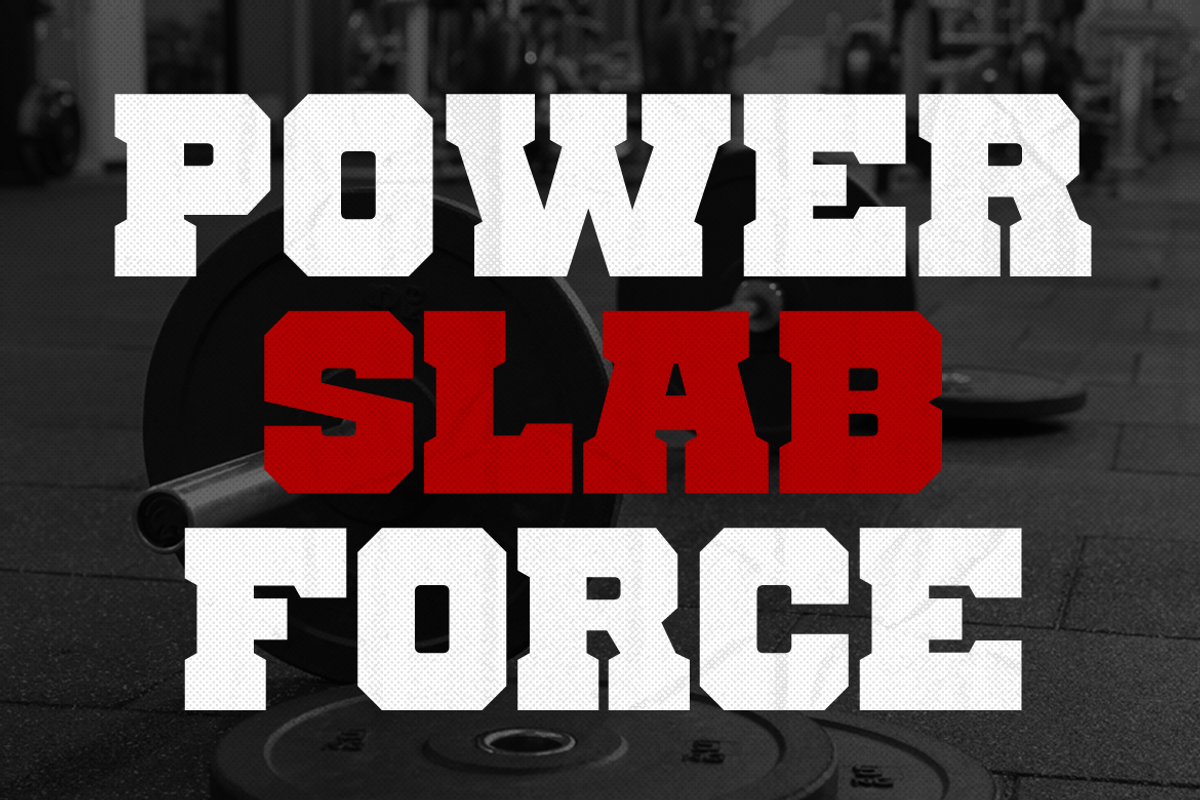 Outclash Modern Slab Serif Font, a Slab Serif Font by Rasio Studio (Photo 4 of 11)