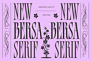 Bersa Serif | Narrow Serif, a Serif Font by Jolicia Type (Thumbnail 1 of 16)