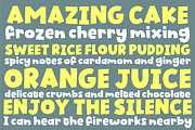 Biskuit Kids - tasty and chewy!, a Font by pizzadudedotdk (Thumbnail 4 of 5)