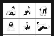150 Fitness Illustrations, a Person Illustration by Vectors Market (Thumbnail 8 of 13)