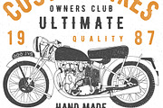 VECTOR SET OF MOTORCYCLES, an Illustration by ulasokuyucu (Thumbnail 3 of 7)