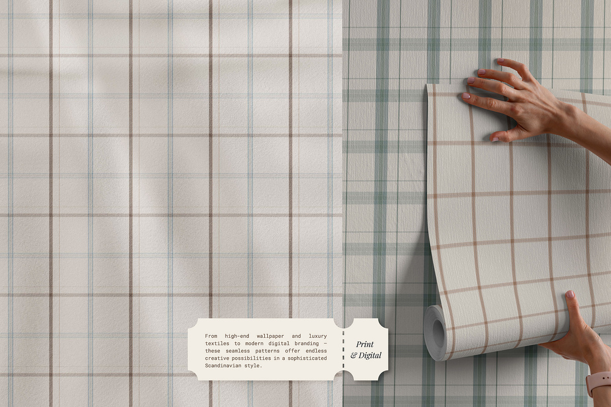 60 Scandi Tartan & Plaid Patterns, a Pattern Graphic by IuliiaSavko (Photo 9 of 14)