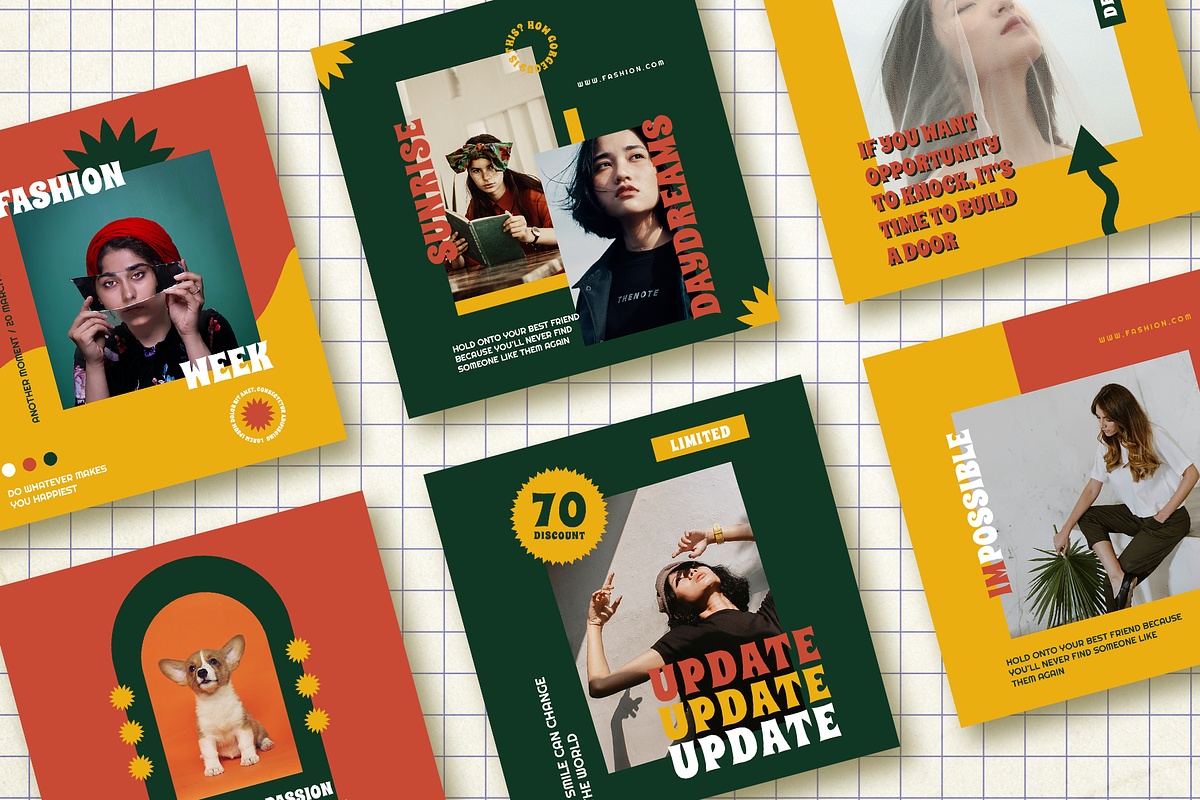 Creoma Instagram Template, a Social Media Template by Creatchees.std (Photo 2 of 5)