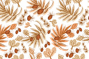 Forest plants Pattern, a Pattern Graphic by Polanika (Thumbnail 2 of 4)