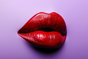 Red lips. Collection, a Beauty & Fashion Photo by Handmadefont (Thumbnail 3 of 12)