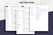 Resume Template for word - Modern, a Resume Template by aivos (Thumbnail 4 of 7)