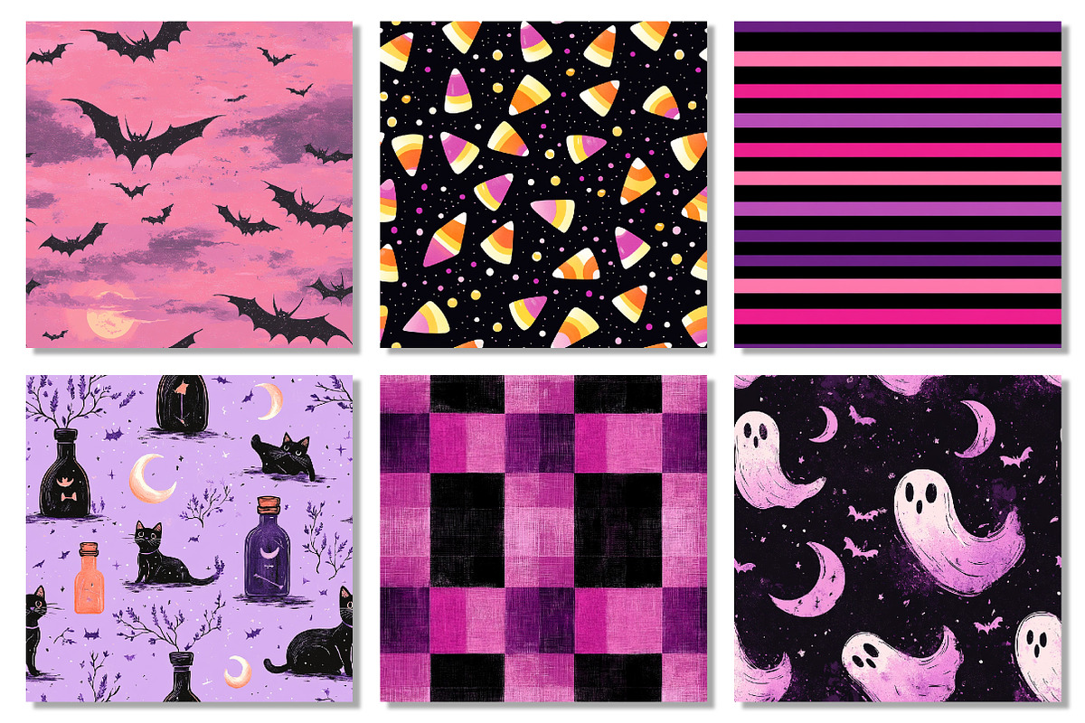 Halloween Seamless Digital Paper, a Texture Graphic by Dream Creation (Photo 3 of 7)