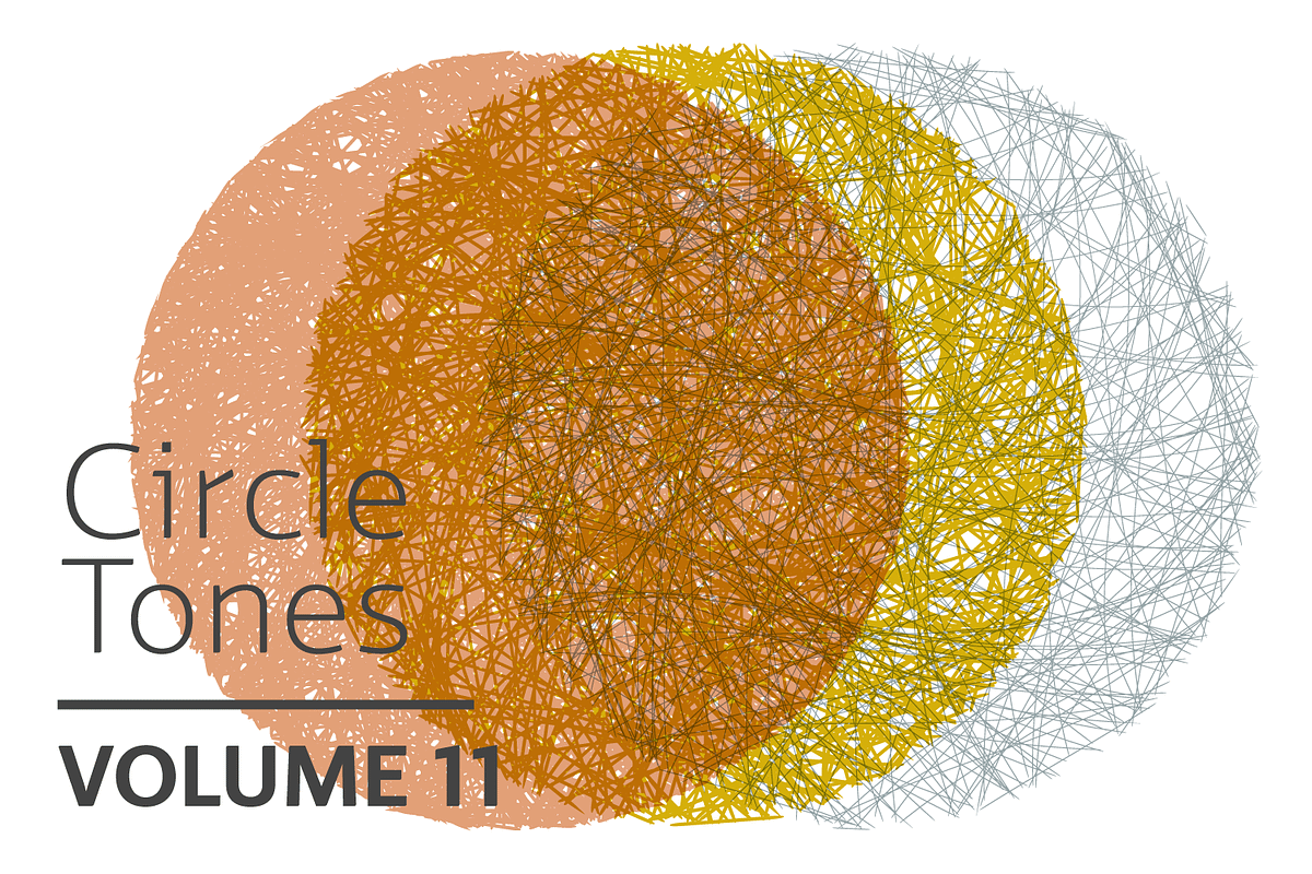 Circle Tones Vol. 11 | 20 Vectors, a Texture Illustration by invisiblelayer (Photo 1 of 5)