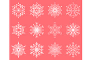 Snowflakes icon collection. Graphic, an Object Illustration by RODINA (Thumbnail 1 of 3)